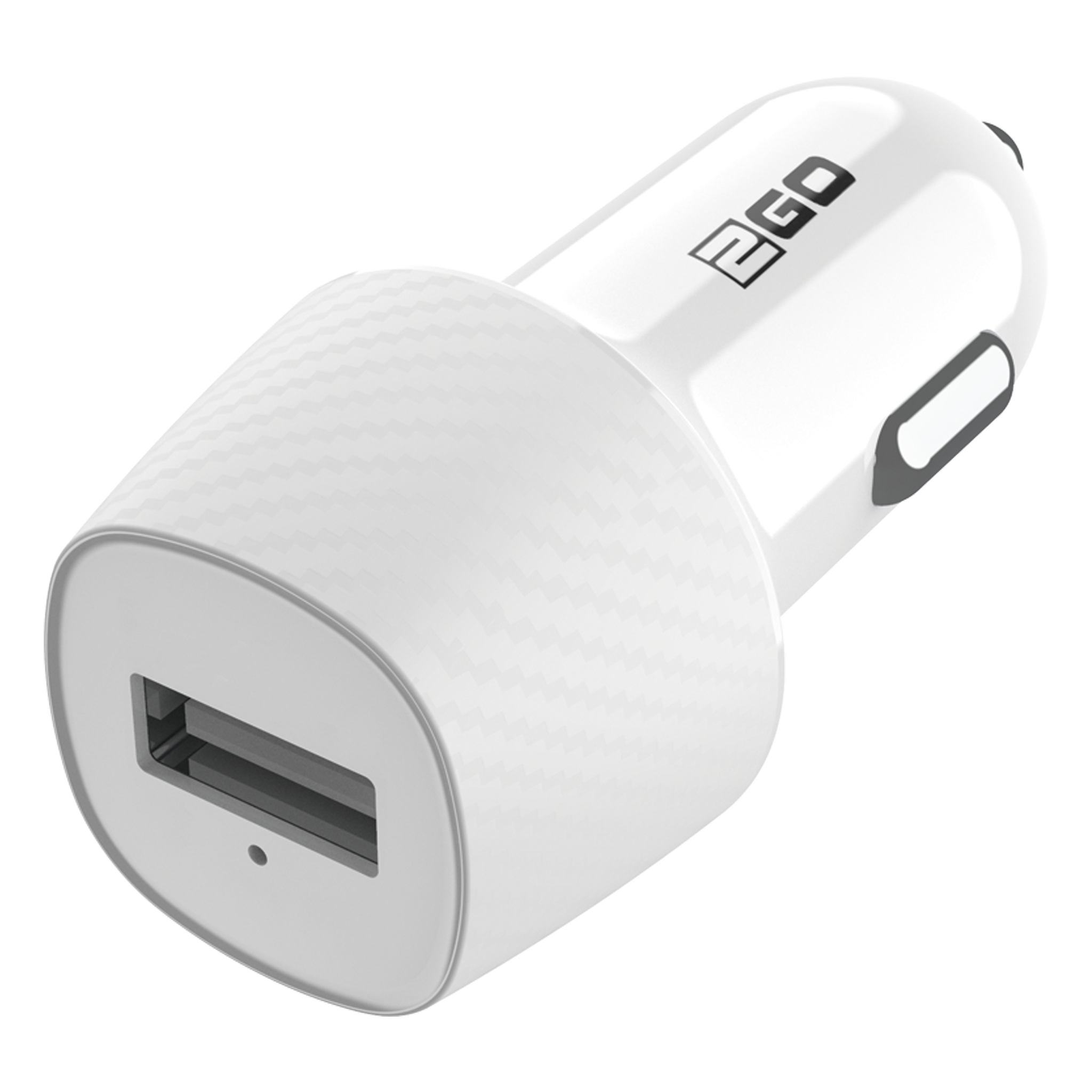 Kfz-Ladeset 12 V / 24 V - 1 x USB A - Lightning-Kabel - 2100 mA - 10 W - weiß - Ladegerät