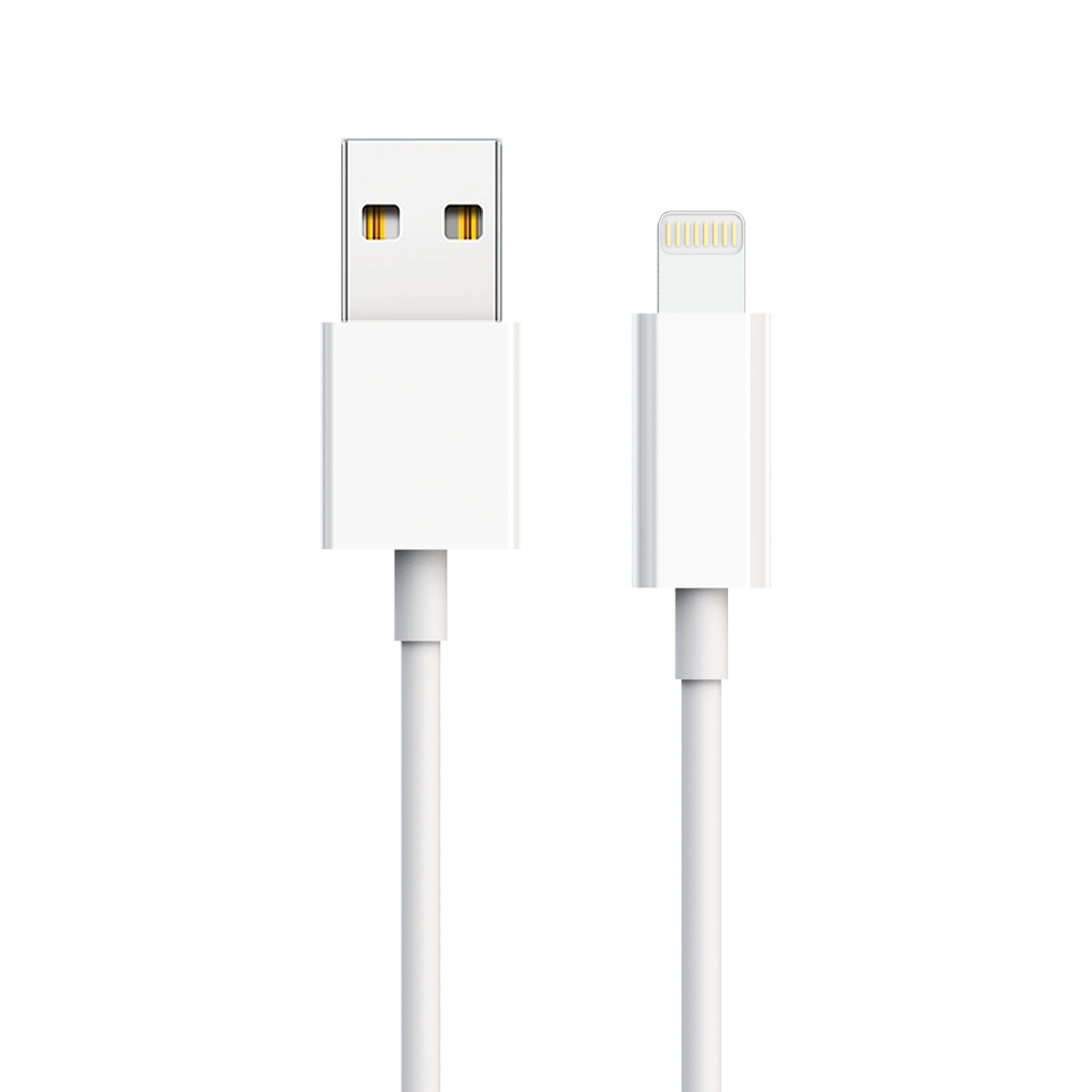 Netz-Ladeset 100 V - 240 V - 1 x USB A - Lightning-Kabel - 2100 mA - 10 W - weiß - Kabel