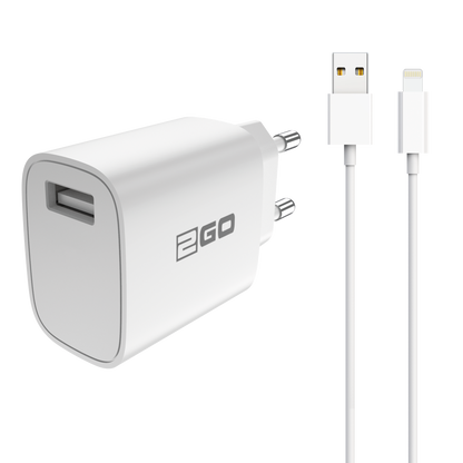 Netz-Ladeset 100 V - 240 V (2-teilig) - weiß