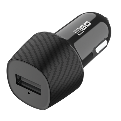 USB Kfz Ladegerät 12V/24V - 1 x USB - 10W - 2100mA - schwarz