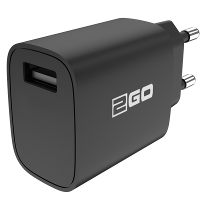 USB Netzladegerät 100 V - 240 V - 1 x USB A - 2100 mA - schwarz