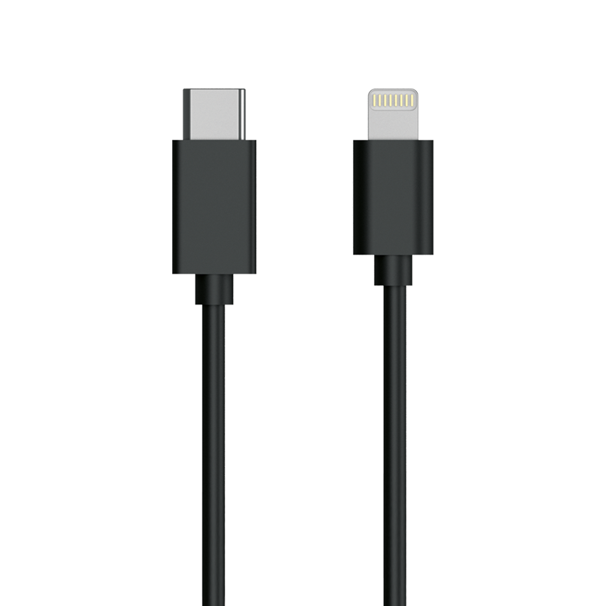 Kfz-Ladeset 12 V / 24 V - 1 x USB Type-C - USB Type-C auf Lightning Kabel - 3000 mA - 20 W - schwarz - Kabel