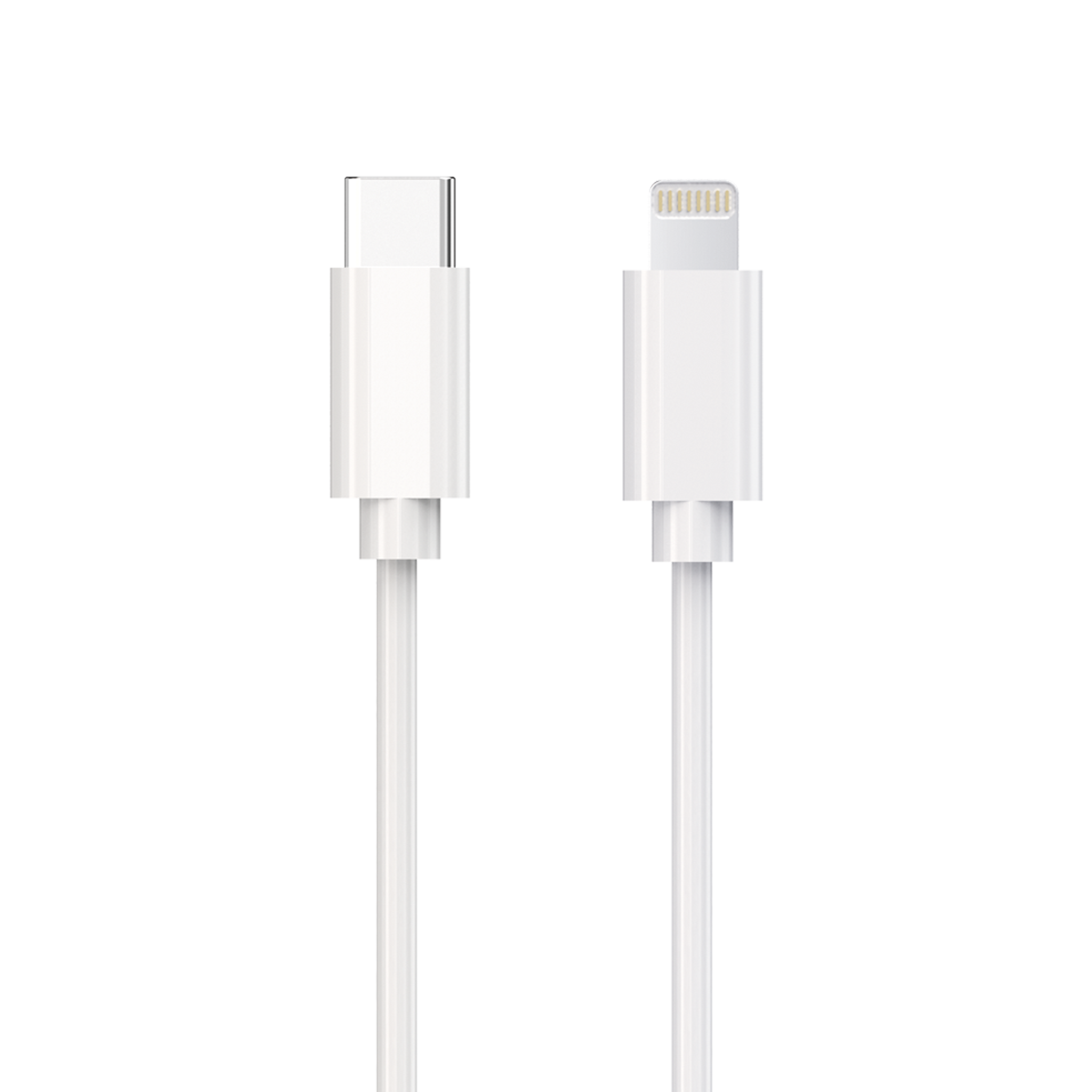 Netz-Ladeset 100 V - 240 V - 1 x USB Type-C - USB Type-C auf Lightning-Kabel - 3000 mA - 20 W - weiß - Kabel