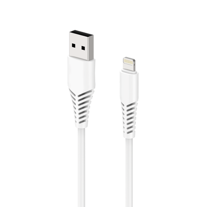 USB Datenkabel - USB A <-> Apple 8-Pin - 100 cm - weiß