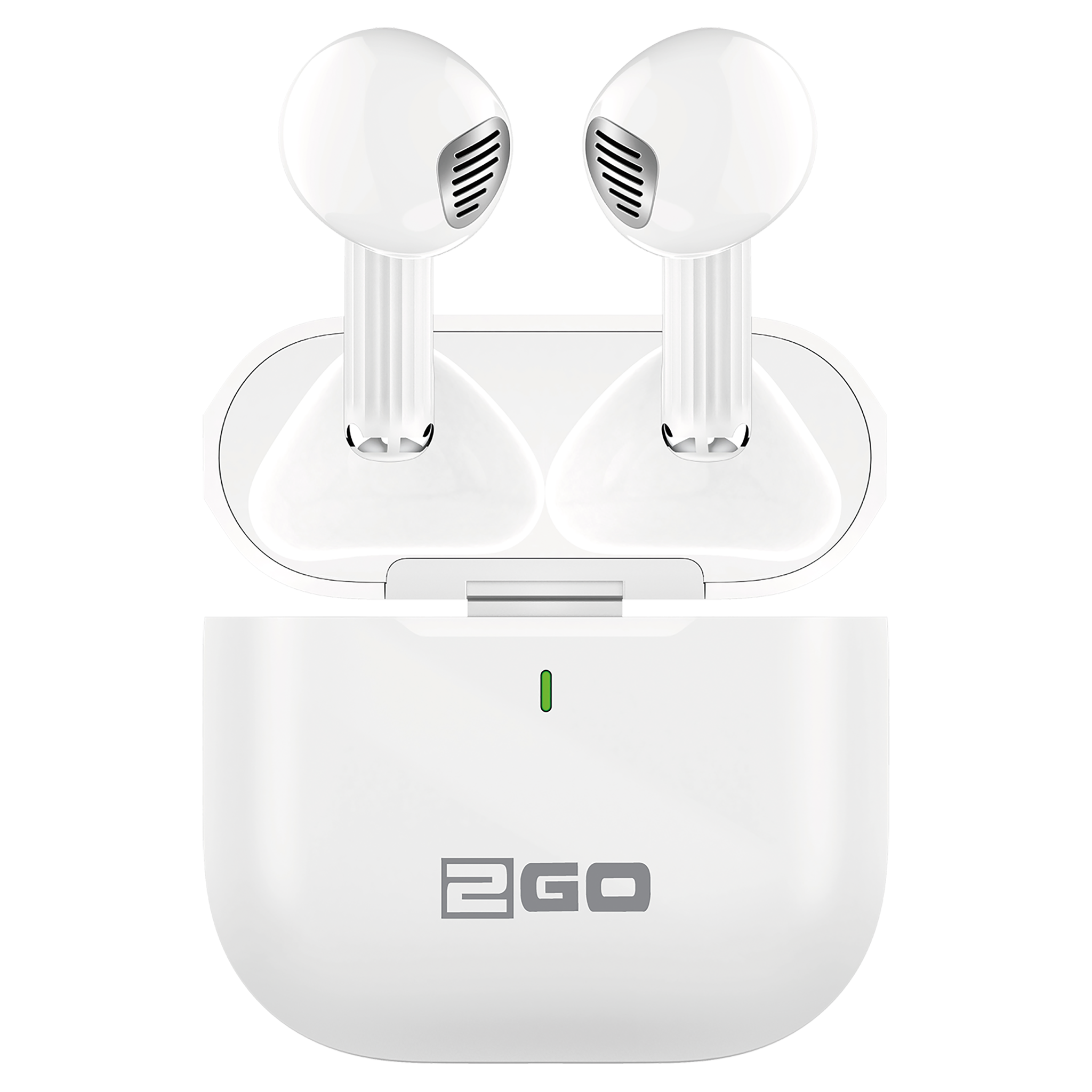 Bluetooth Headset "Mini" - Ladebox - Touch-Steuerung - weiß - komplett