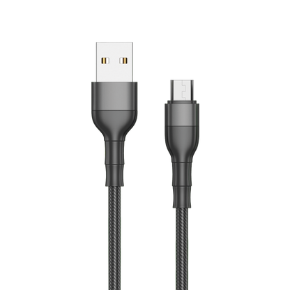 USB Datenkabel Bamboo - USB A auf Micro-USB - 100 cm - grau