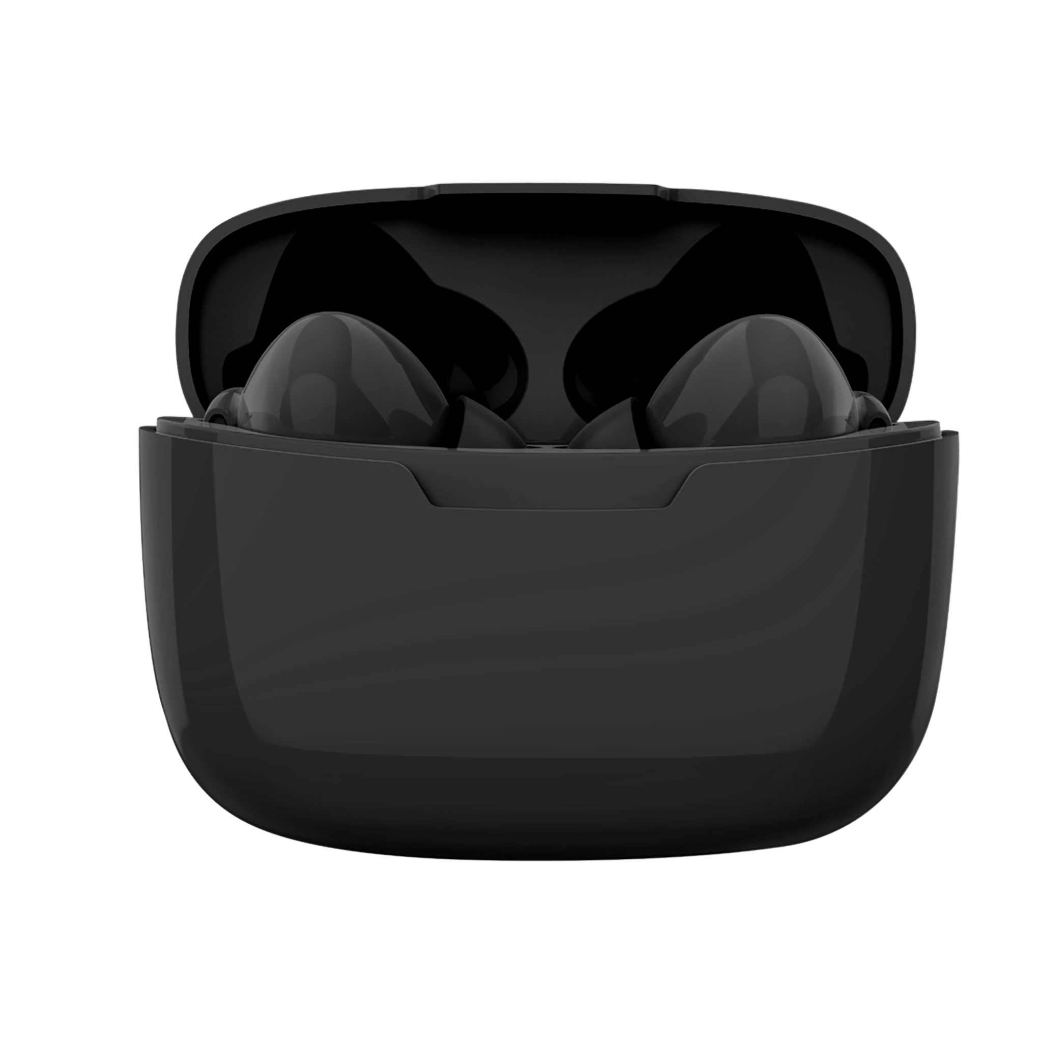 Headset "TWS Dynamic" - Ladebox - Touch-Steuerung - schwarz - Ladebox Frontansicht