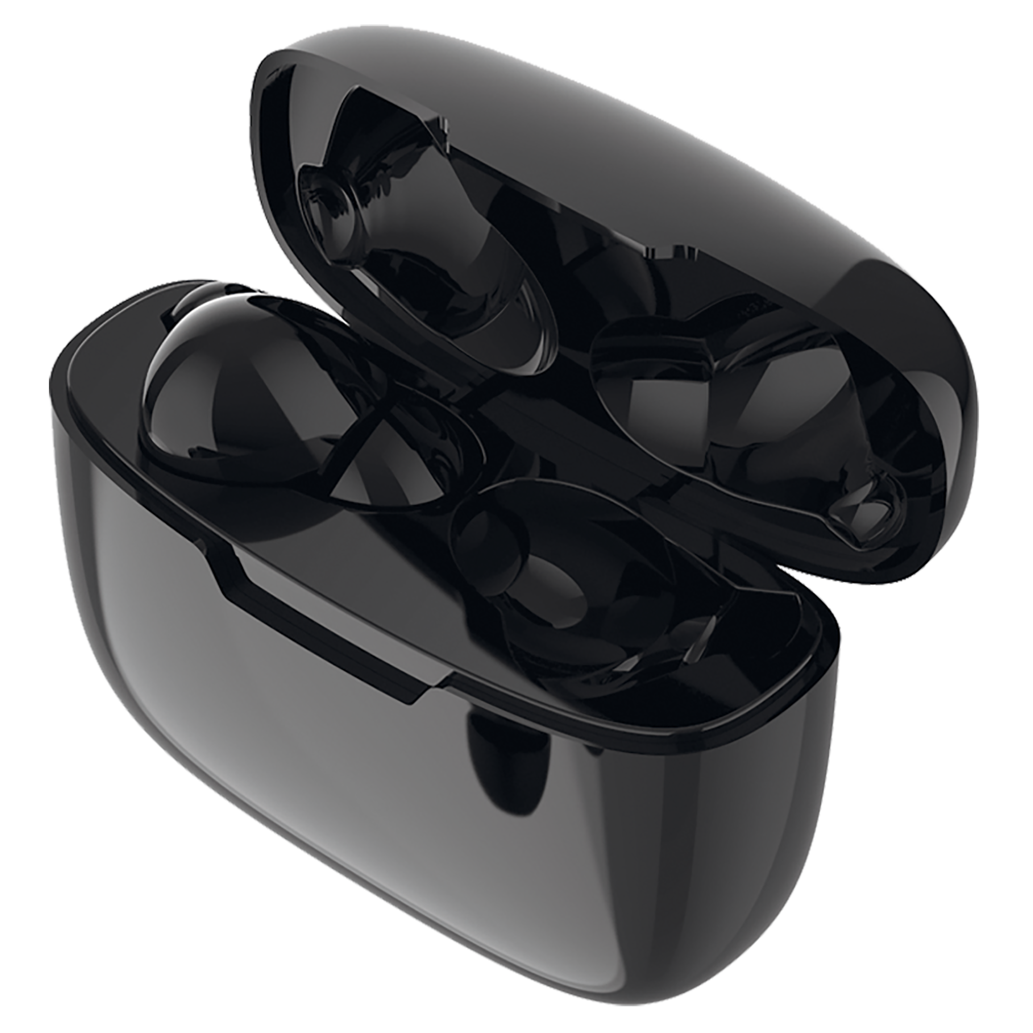 Headset "TWS Dynamic" - Ladebox - Touch-Steuerung - schwarz - Box diagonal