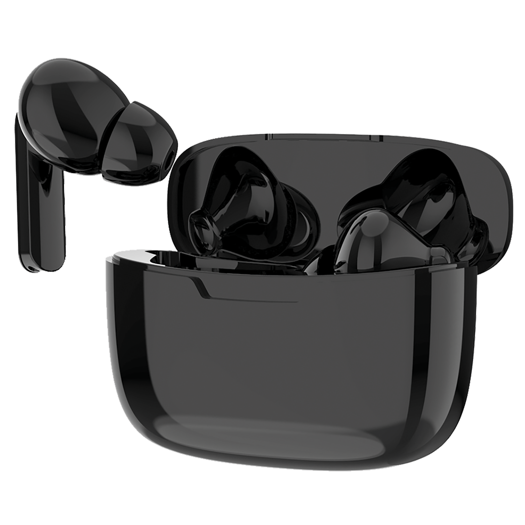 Headset "TWS Dynamic" - Ladebox - Touch-Steuerung - schwarz - Box Front