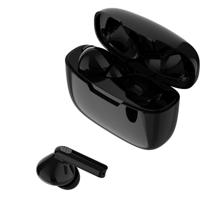 Headset "TWS Dynamic" - Ladebox - Touch-Steuerung - schwarz - Front diagonal