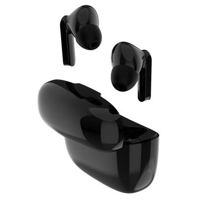 Headset "TWS Dynamic" - Ladebox - Touch-Steuerung - schwarz - Box hinten