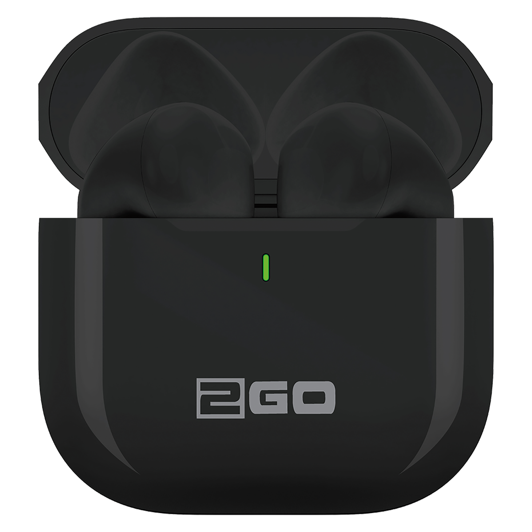 Bluetooth Headset "Mini" - Ladebox - Touch-Steuerung - schwarz - Hörer in Ladebox