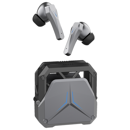 Bluetooth Headset Game - Ladebox - Touch-Steuerung - LED-Illumination - silber