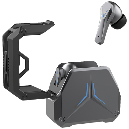 Bluetooth Headset Game - Ladebox - Touch-Steuerung - LED-Illumination - silber