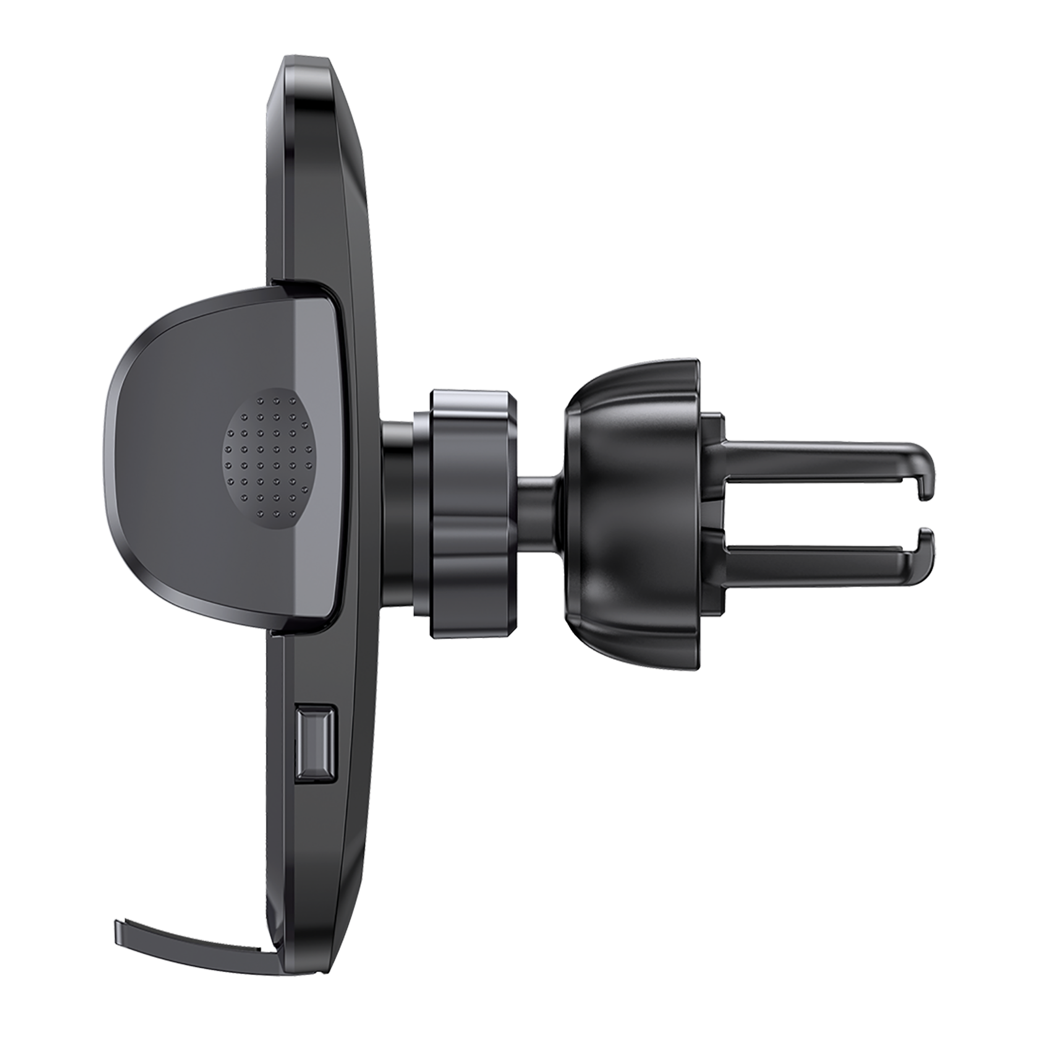 Halter "Bracket" - Carbon Look - 53 mm - 95 mm Breite - Lüftungsschlitz - schwarz - Seitenansicht