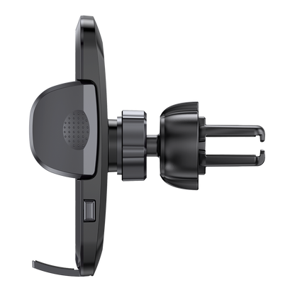 Halter "Bracket" - Carbon Look - 53 mm - 95 mm Breite - Lüftungsschlitz - schwarz - Seitenansicht