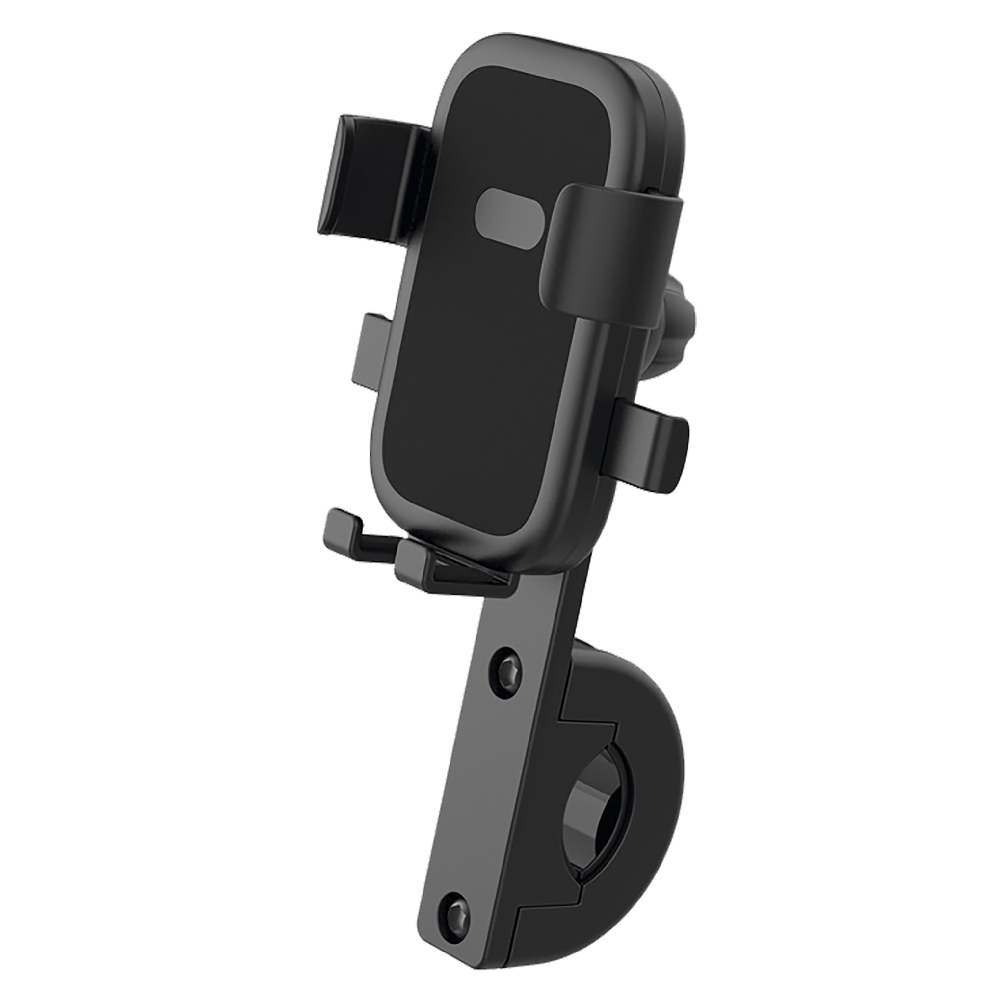Halter "Comfort" - Einhandbedienung - mechanische Verriegelung - 67 mm - 95 mm Breite - schwarz