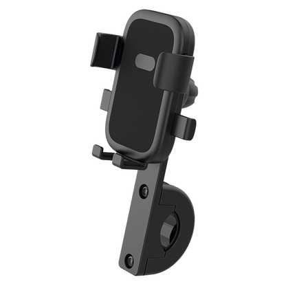 Halter "Comfort" - Einhandbedienung - mechanische Verriegelung - 67 mm - 95 mm Breite - schwarz