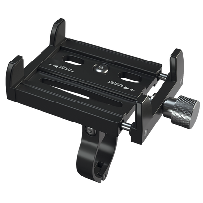 Halter "Luxury" - Aluminium - 55 mm bis 100 mm Breite - schwarz