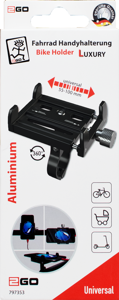 Fahrrad Handyhalterung "Luxury"