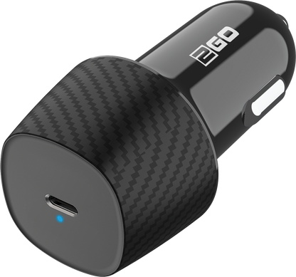 Kfz-Ladegerät 12 V / 24 V - schwarz