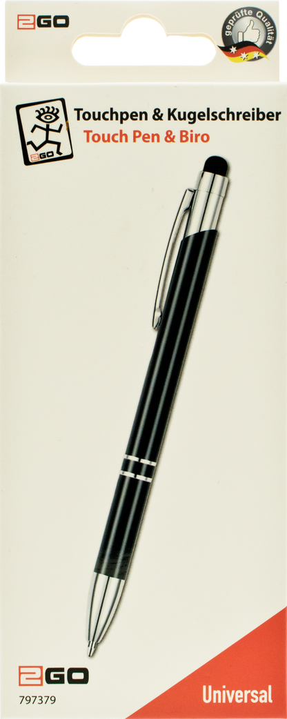 Universal Eingabestift / Touchpen - schwarz -