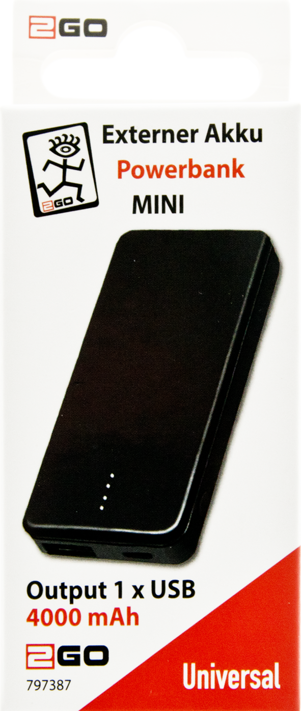 Powerbank Mini 4000 mAh 1x USB
