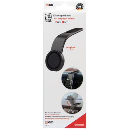 Halter "Flexhold" - MagSafe kompatibel - anthrazit - Verpackung
