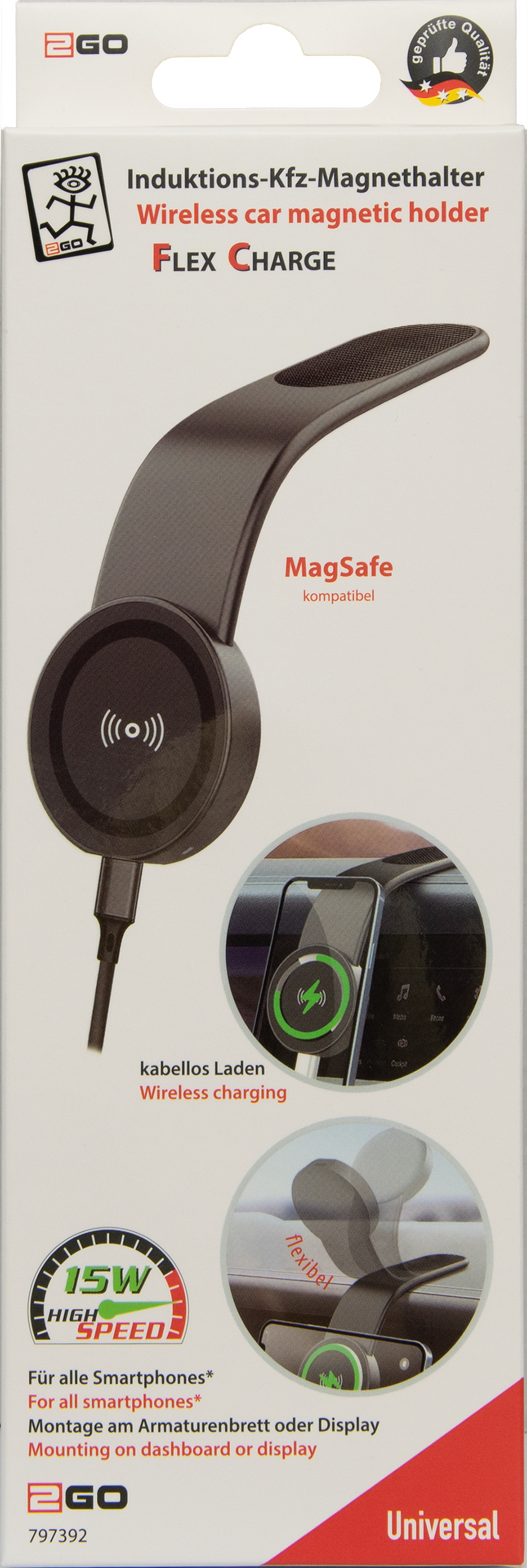 Universal Magnethalter "Flexcharge"