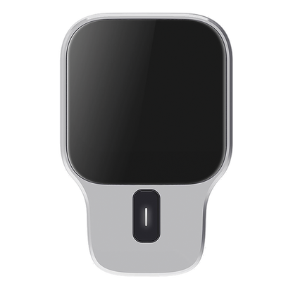 Halter "Airclip Charge" - MagSafe kompatibel - 15 W Wireless Charging - silber