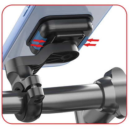 Halter "Bikelock" - Magnet - 360° drehbar - Schnappverschluss - schwarz