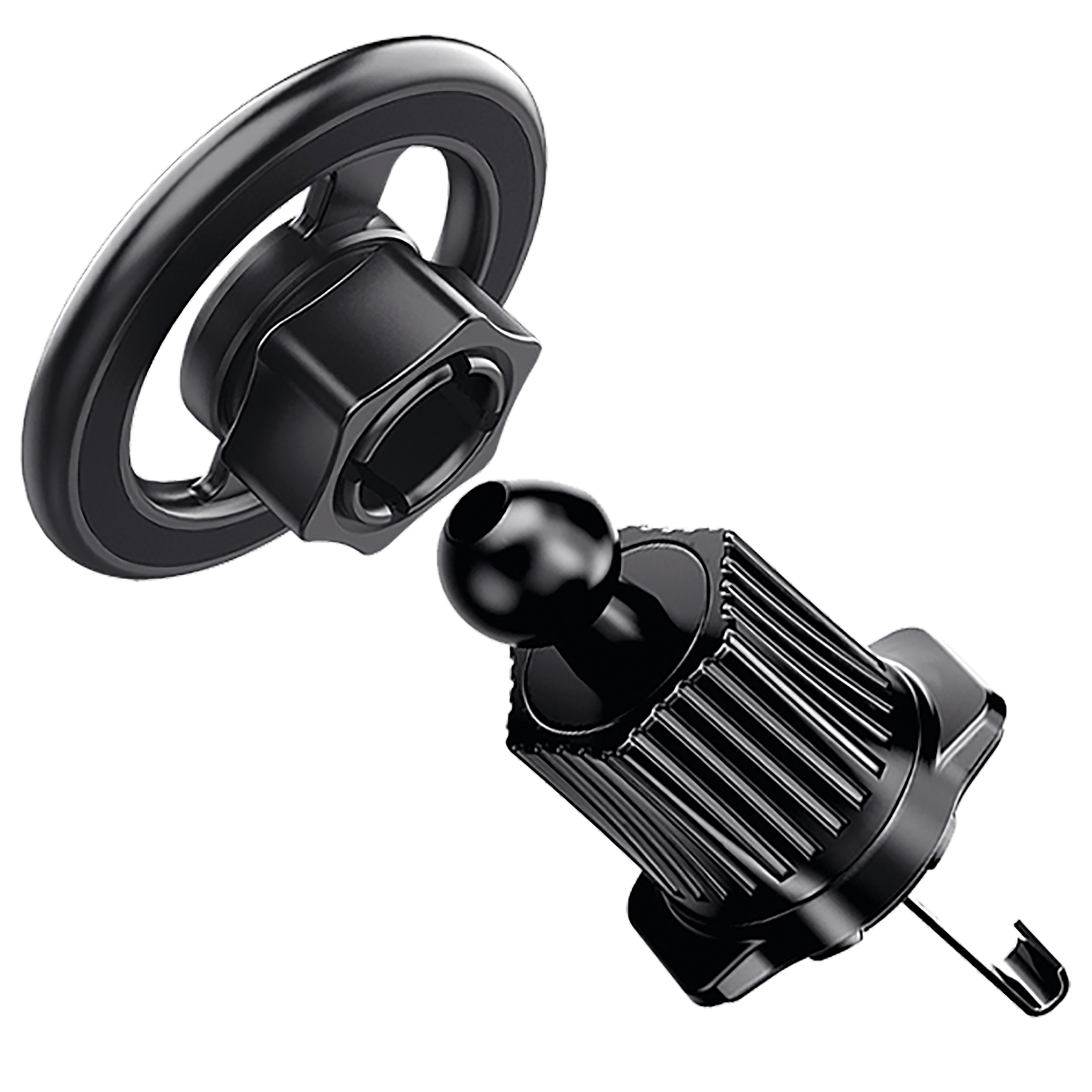 Halter "Airclip" - MagSafe kompatibel - schwarz - Einzelteile