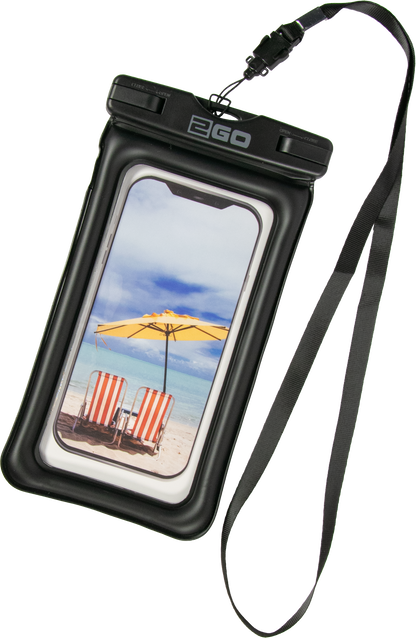 Beach Bag für Smartphones bis 7,5" - schwimmfähig - touchscreenfähig - mit Umhängeband