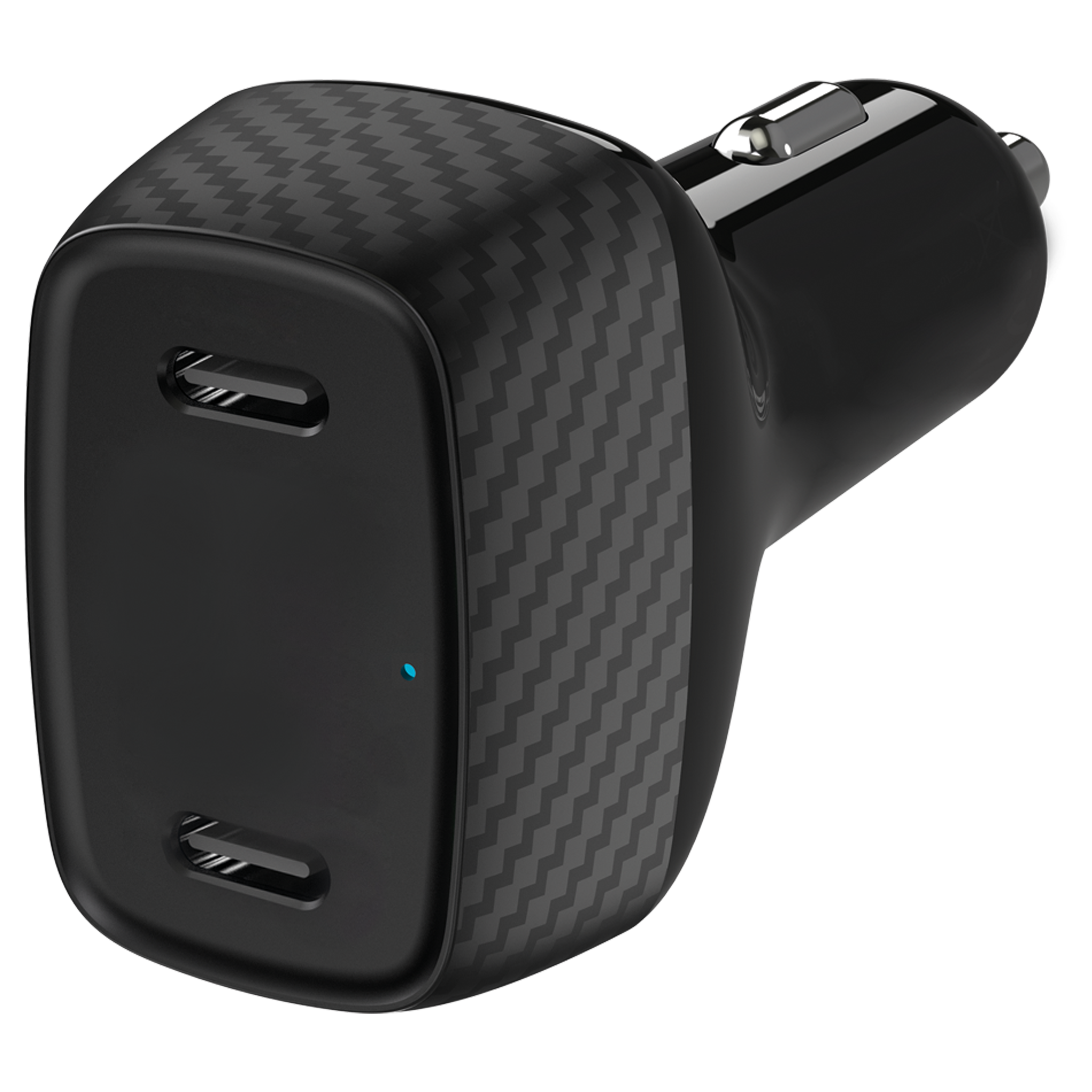 USB  Kfz-Ladegerät - 12 V / 24 V - 2 x USB Type-C - 3000 mA - 65 W - schwarz