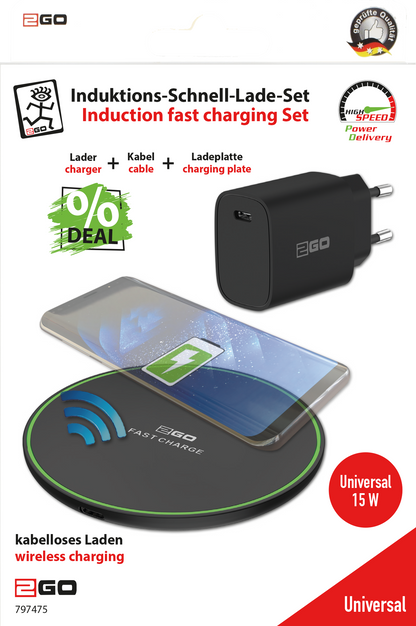 Induktions-Schnell-Ladeset