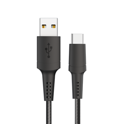 USB Datenkabel "Xtreme" - USB A <-> USB Type-C - diverse Längen - grau