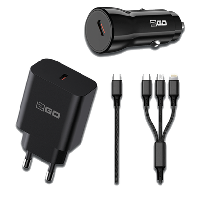 Reise-Ladeset für USB Type-C Geräte