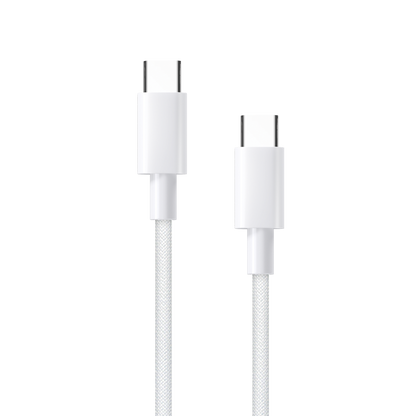 USB Kabel USB Type-C auf USB Type-C - weiß - 100 cm
