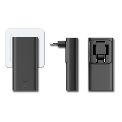 Powerbank 10000 mAh - 2x USB A - 1x USB Type-C - durchladefähig - schwarz - Anwendung