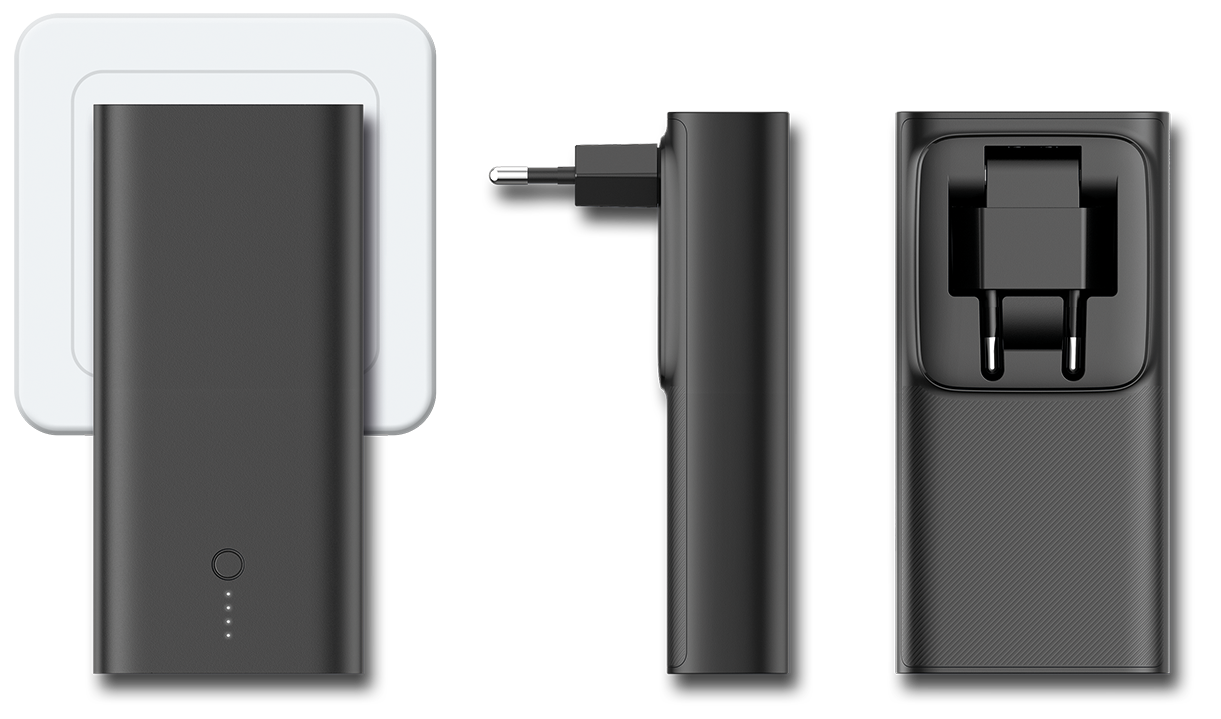 Powerbank mit Netzstecker 10000mAh