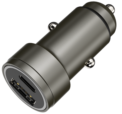 Kfz-Ladegerät 12 V / 24 V - anthrazit