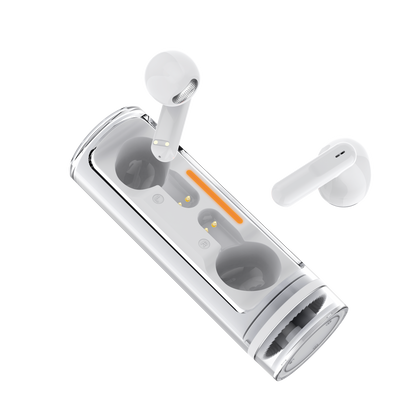 Bluetooth Headset "Twist" - ergonomisch - extrem leicht - weiß - gruppiert
