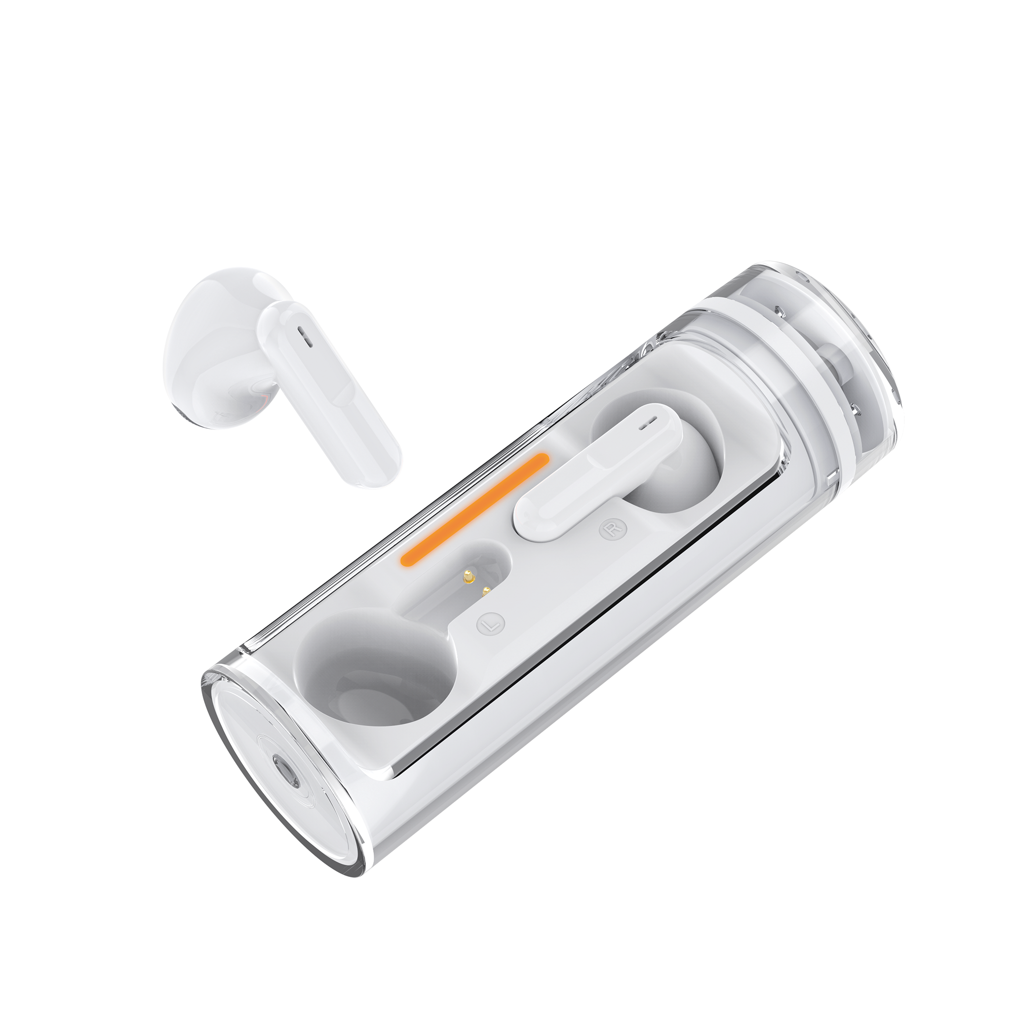 Bluetooth Headset "Twist" - ergonomisch - extrem leicht - weiß