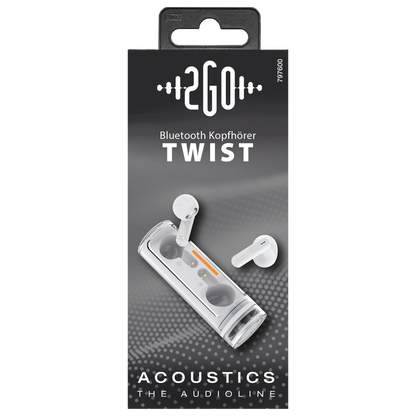Bluetooth Headset "Twist" - ergonomisch - extrem leicht - weiß - Verpackung