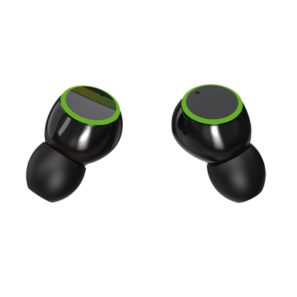 Bluetooth Headset "Ring" mit LED-Illumination - Display - Touch-Steuerung - Ohrhörer
