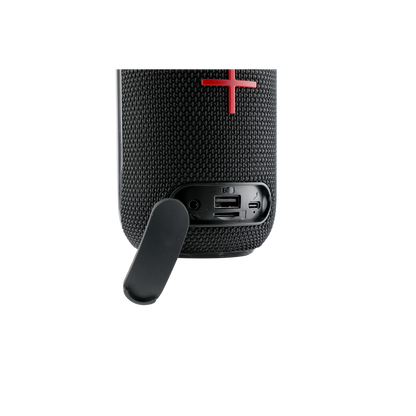 Bluetooth Lautsprecher Glow - RGB-LED-Lichtshow - Handschlaufe - Abdeckung - Detail Abdeckung