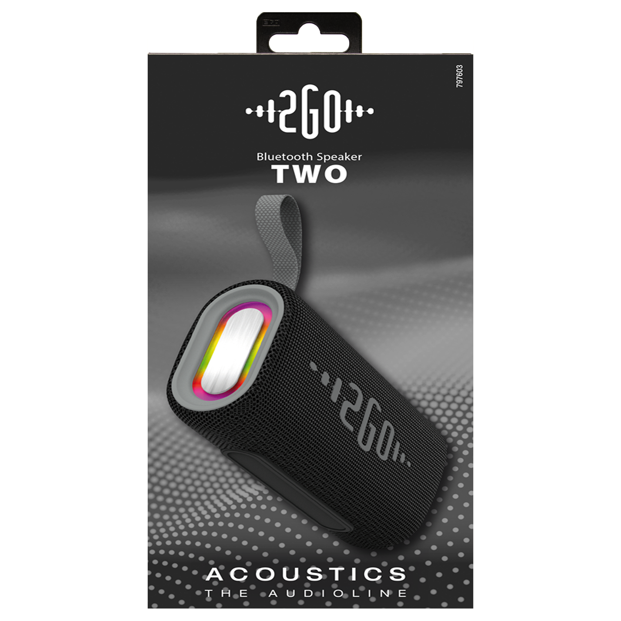 Bluetooth Lautsprecher "Two" - RGB-LED-Lichtshow - kompaktes Design - voller Klang