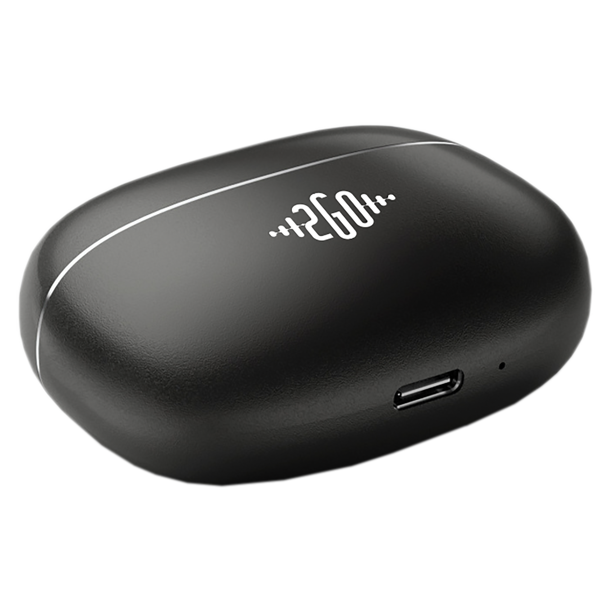 Bluetooth Headset "Alloy" - Vollmetallcase - Touch-Steuerung - Ladebox - anthrazit - Ladebox