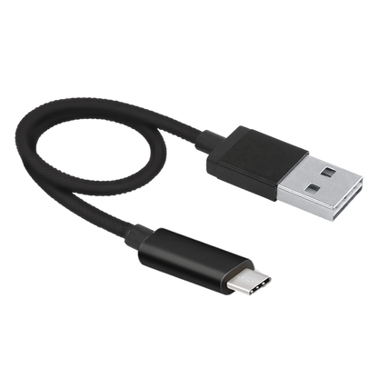 Bluetooth Headset "Alloy" - Vollmetallcase - Touch-Steuerung - Ladebox - anthrazit - Kabel