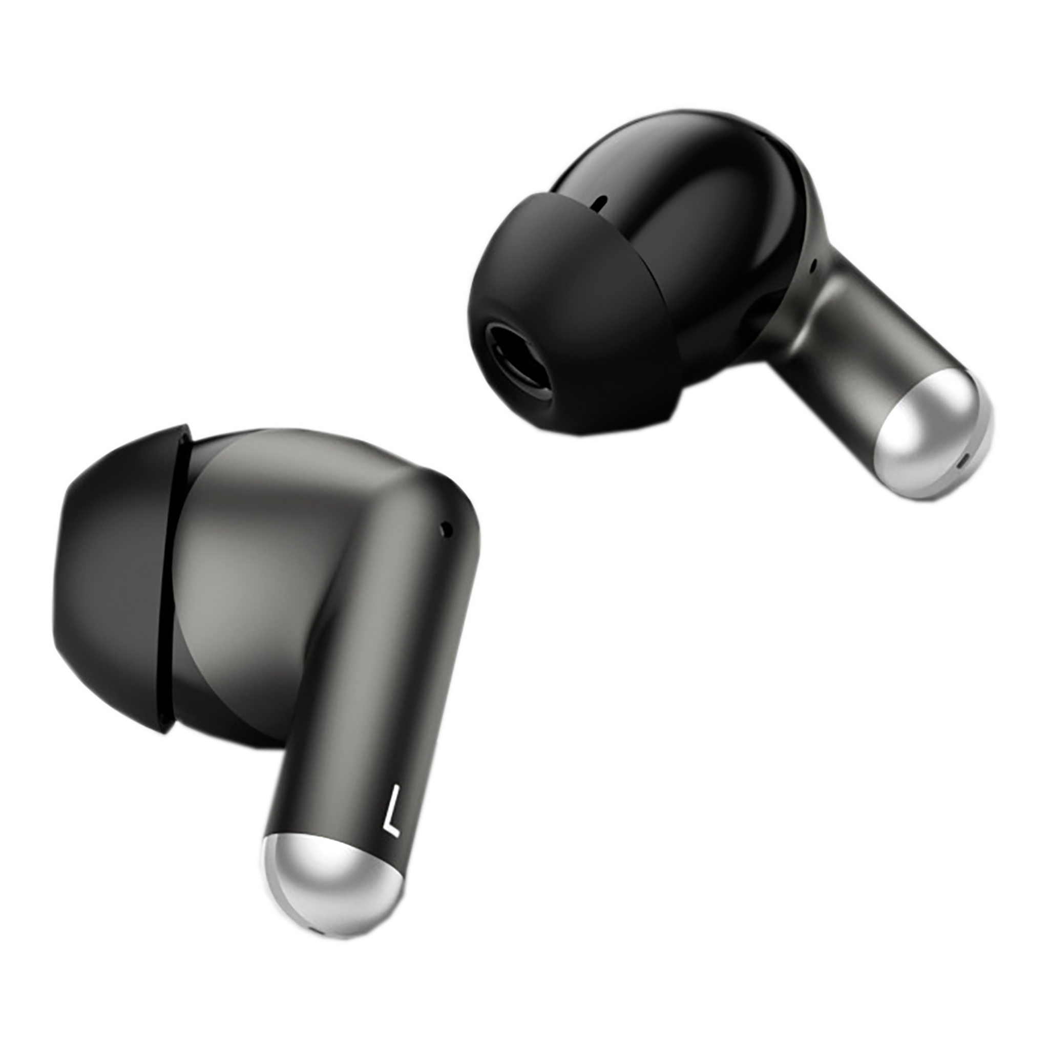Bluetooth Headset "Alloy" - Vollmetallcase - Touch-Steuerung - Ladebox - anthrazit - Ohrhörer